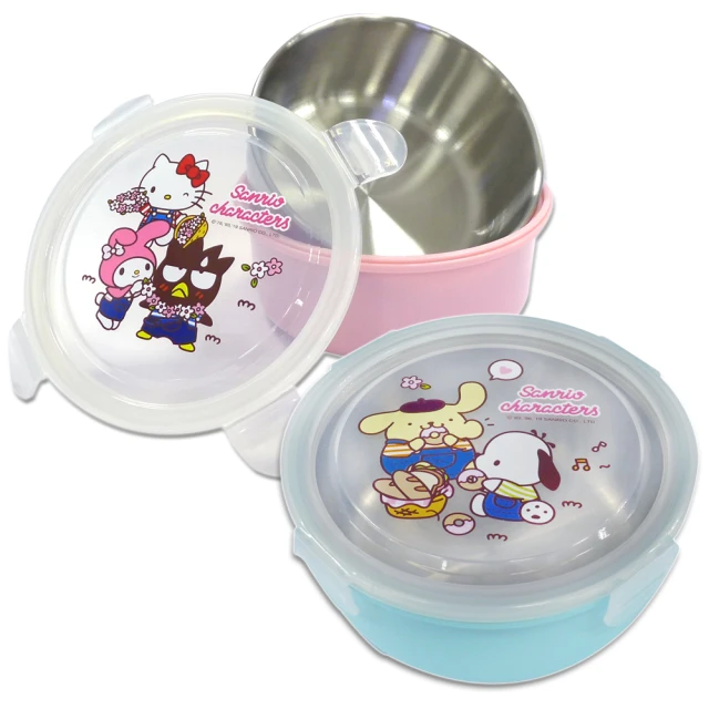 【SANRIO 三麗鷗】三麗鷗不鏽鋼雙耳碗450ML-2入(俏咪 大眼蛙 酷企鵝 新幹線) 歷史價格詳細信息