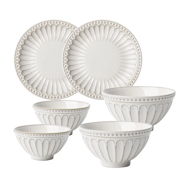 Just Home霧白輕奢條紋陶瓷6.5吋麵碗+調味碟4件組(碗 麵碗 湯碗 拉麵碗) 歷史價格詳細信息