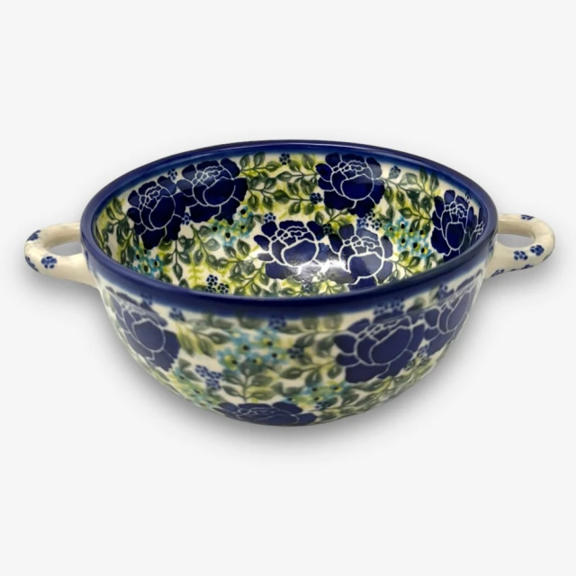 波蘭陶 玫瑰花圈系列 方形深餐盤 20cm 波蘭手工製 歷史價格詳細信息