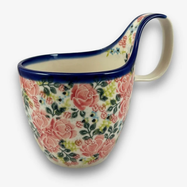 波蘭陶 玫瑰花圈系列 方形深餐盤 20cm 波蘭手工製 歷史價格詳細信息