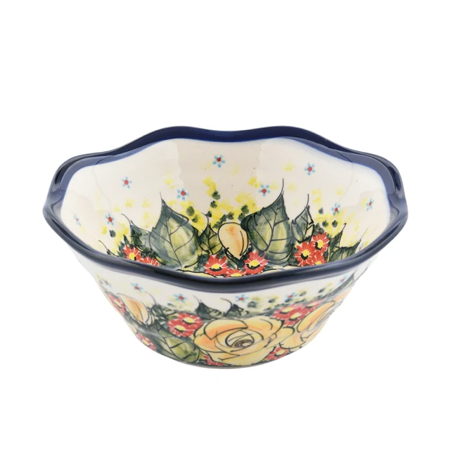 波蘭陶 繁花逸麗系列 沙拉碗 19cm 波蘭手工製 歷史價格詳細信息