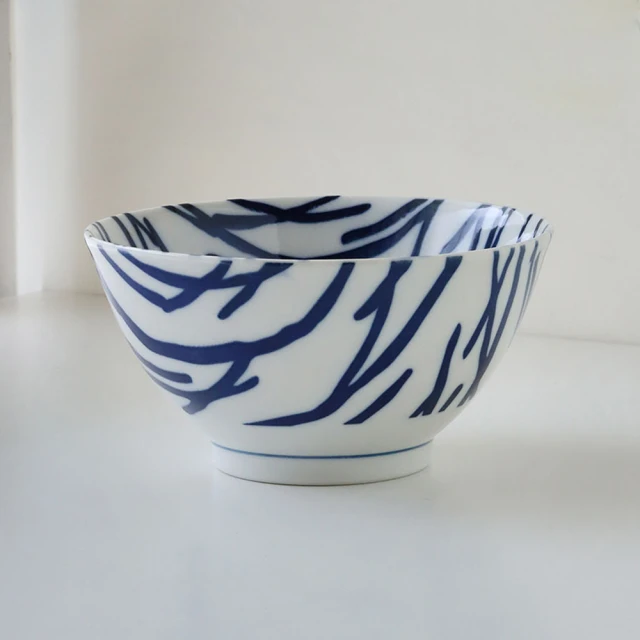 【Just Home】日本製藍赤花陶瓷7吋麵碗/拉麵碗-可微波(2件組) 歷史價格詳細信息