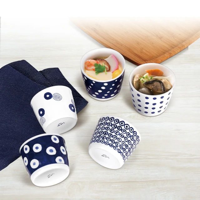 【西海陶器】日本輕量瓷波佐見燒五入湯吞杯/湯杯組-藍丸紋(8.5x6.5cm/225ml) 價格比較,價格查詢,歷史價格詳細信息