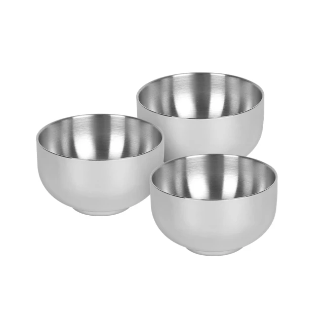 厚實316不鏽鋼雙層隔熱碗12cm3入組 歷史價格詳細信息