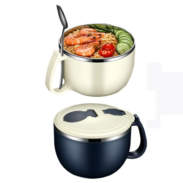 瀝湯泡麵碗 【送 湯匙 筷子 叉子 】大容量 拉麵碗 泡麵碗 飯碗 餐具組 歷史價格詳細信息