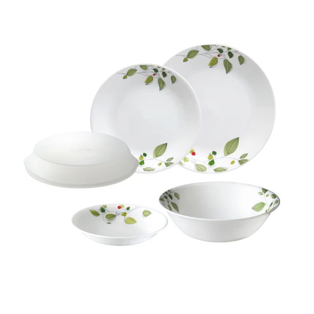 【美國康寧 Corelle】 綠野微風5件式餐盤組 (E01) 歷史價格詳細信息