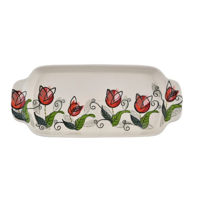 【美學生活】波蘭陶  Zaklady 奶油碟{含蓋} 20x10.5cm 波蘭手工製 牛油碟 有蓋子點心碟 歷史價格詳細信息