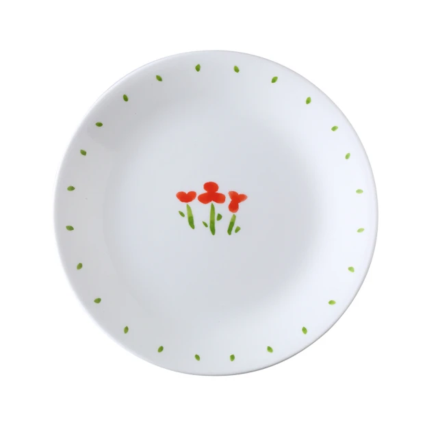 【CORELLE 康寧餐具】小紅花方型早餐.點心盤(2206) 歷史價格詳細信息