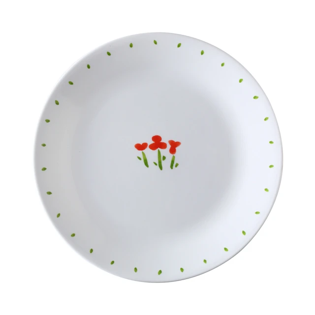 【CORELLE 康寧餐具】小紅花方型早餐.點心盤(2206) 歷史價格詳細信息