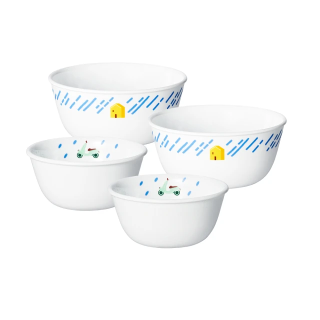 【CorelleBrands 康寧餐具】奇幻旅程4件式麵碗組(D03) 歷史價格詳細信息