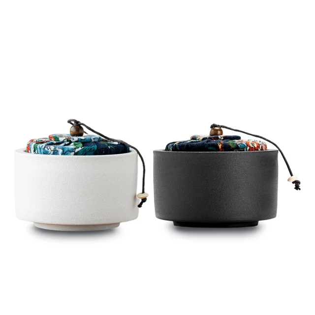 茶具 陶瓷茶葉罐儲物罐密封罐日式無紡布黑陶復古創意茶葉包裝罐 歷史價格詳細信息