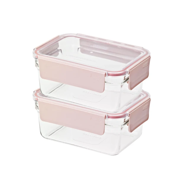 【Glasslock】韓國製烤箱可用強化玻璃櫻花粉保鮮盒-長方形700ml 歷史價格詳細信息