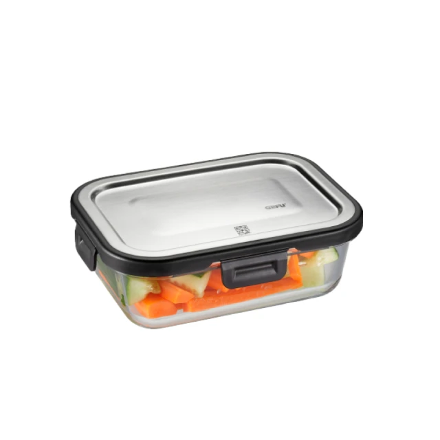 【GEFU】 德國品牌耐熱玻璃微波保鮮盒--長型400ml 歷史價格詳細信息