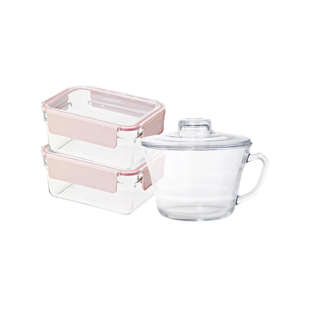 Glasslock 微波烤箱兩用強化玻璃保鮮盒-無邊框圓形4件組 歷史價格詳細信息