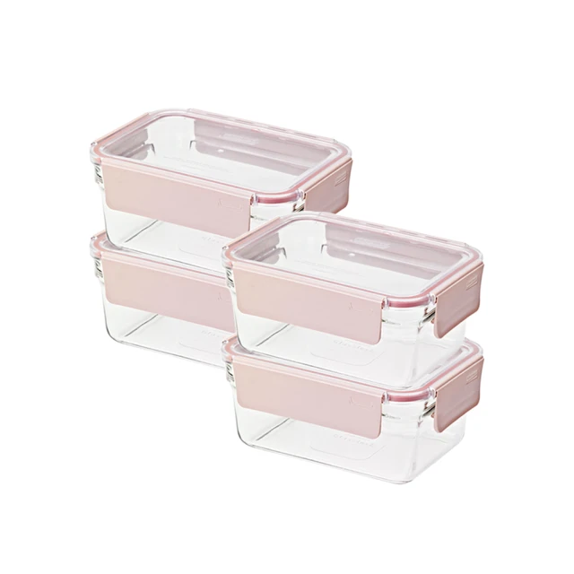 【Glasslock】韓國製烤箱可用強化玻璃櫻花粉保鮮盒-長方形700ml 歷史價格詳細信息