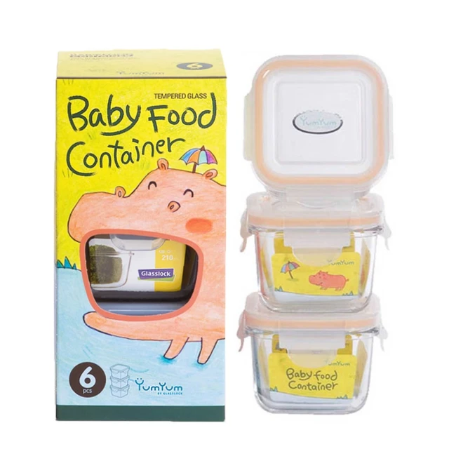 【Glasslock】韓國製強化玻璃副食品分裝盒6件組-270ml櫻花粉(保鮮盒) 歷史價格詳細信息