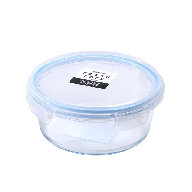 NEOFLAM Fresh Lock系列藍光耐熱玻璃保鮮盒 圓形-620ml 歷史價格詳細信息