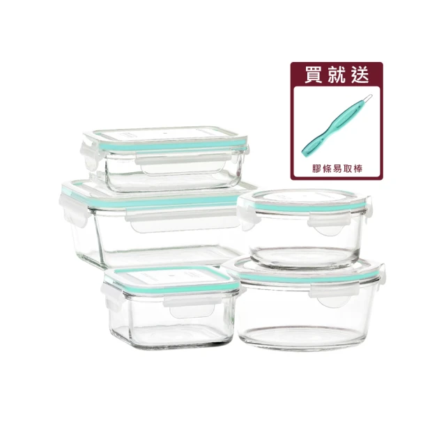 Glasslock 強化玻璃微波保鮮盒 - 實用 5 件組【超取限一組】 歷史價格詳細信息