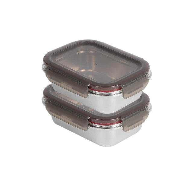 【Nerez】密雅可微波316不鏽鋼保鮮盒3件組650ml+1300ml+2250ml 歷史價格詳細信息