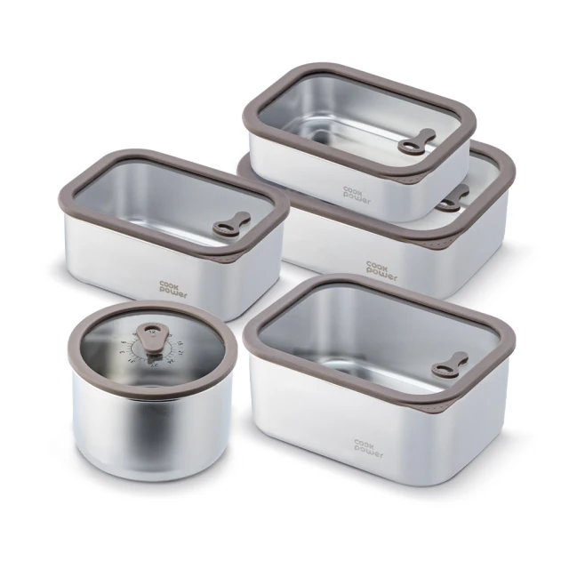 【CookPower 鍋寶】匠造系列可微波強化玻璃蓋不鏽鋼保鮮盒3件組(上蓋可微波) 歷史價格詳細信息