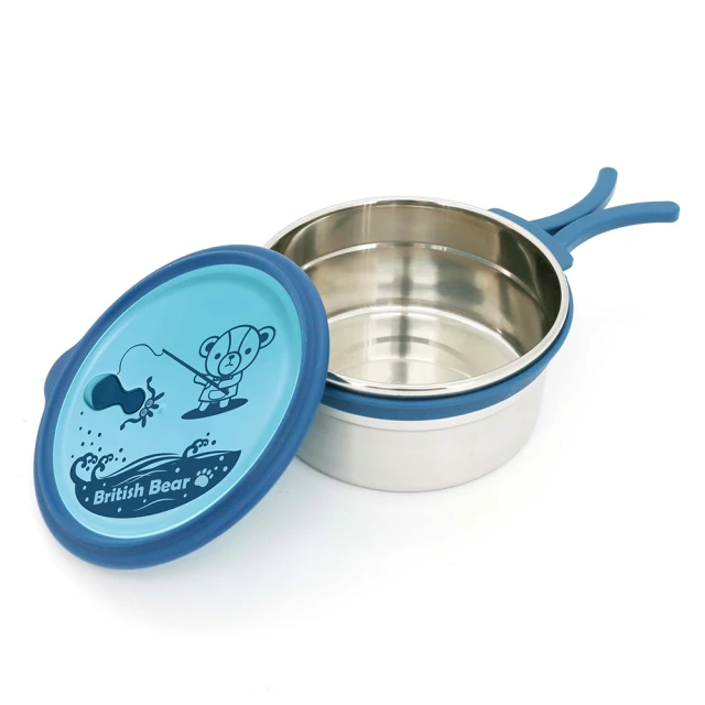 英國熊 304雙層隔熱兒童點心蓋碗300ml超值3入組 附匙、袋 UP-E056台灣製 歷史價格詳細信息