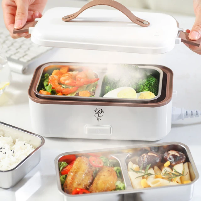 304不鏽鋼保溫電飯盒家用加熱餐盒上班可攜式恆溫神器車載便當盒 歷史價格詳細信息