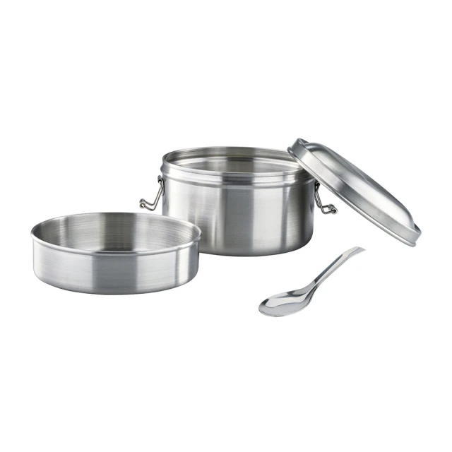 【米雅可】經典316不鏽鋼雙層圓形便當盒 14cm 附匙 超值二入 台灣製(MY-6014) 歷史價格詳細信息