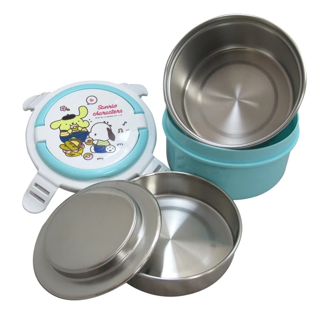 【SANRIO 三麗鷗】不鏽鋼隔熱餐盒-吊帶褲 - 粉 歷史價格詳細信息