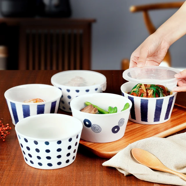 【西海陶器】日本波佐見燒染錦文樣五入碗公組(13x8cm/575ml) 歷史價格詳細信息