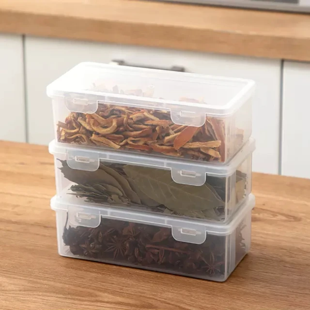【茉家】安心材質PP透明堆疊收納廚房收納分類盒(大號1入) 歷史價格詳細信息