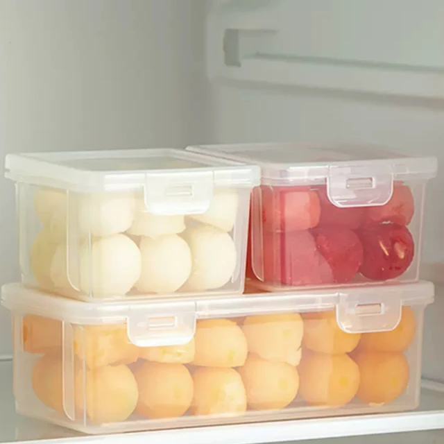 【茉家】安心材質PP透明堆疊收納廚房收納分類盒(大號1入) 歷史價格詳細信息