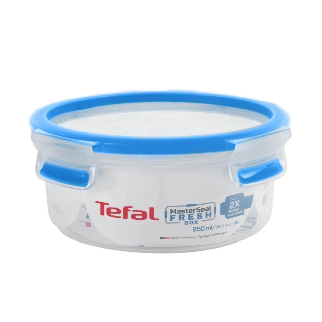 【Tefal 特福】無縫膠圈PP保鮮盒 1.1L圓型(2入) 歷史價格詳細信息