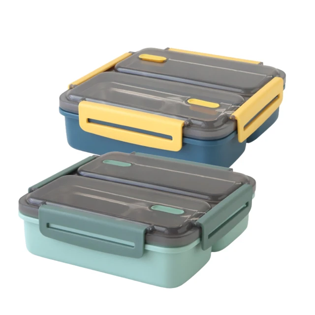 【Just Home】分隔設計304不鏽鋼4格便當盒附湯碗/筷子/湯匙(便當盒 野餐盒 餐盒) 歷史價格詳細信息