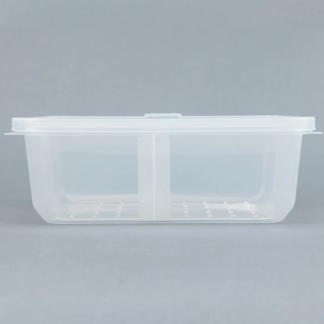 【NITORI 宜得利家居】附隔板長型微波保鮮盒 1000ML(保鮮盒 微波保鮮盒) 歷史價格詳細信息