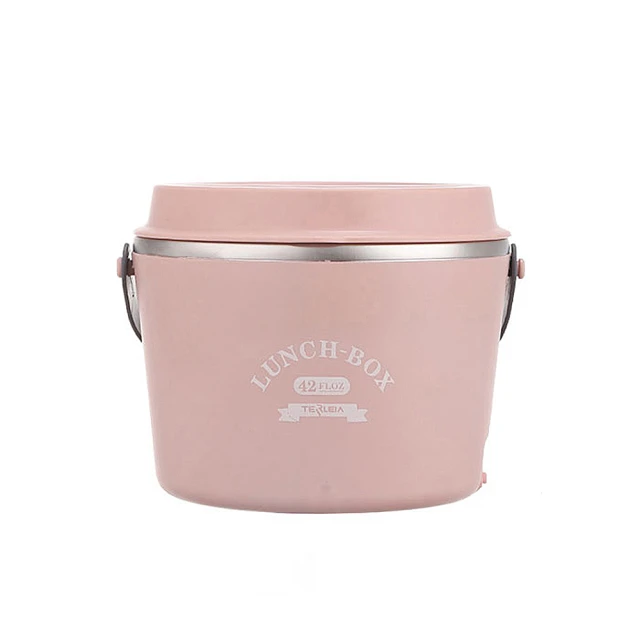 免注水2L大容量110V電熱飯盒不鏽鋼304帶開關款車載家用保溫飯盒 歷史價格詳細信息