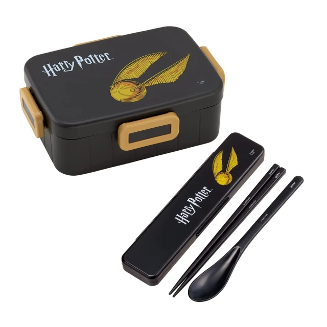 【百科良品】日本製 哈利波特 金探子 保鮮便當盒650ML+環保筷子湯匙組18CM(日本境內版) 歷史價格詳細信息