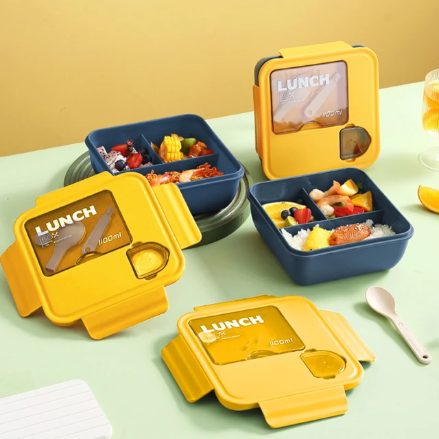 一次性餐盒分格飯盒便當盒二格三四格透明塑料快餐外賣打包盒帶蓋 歷史價格詳細信息