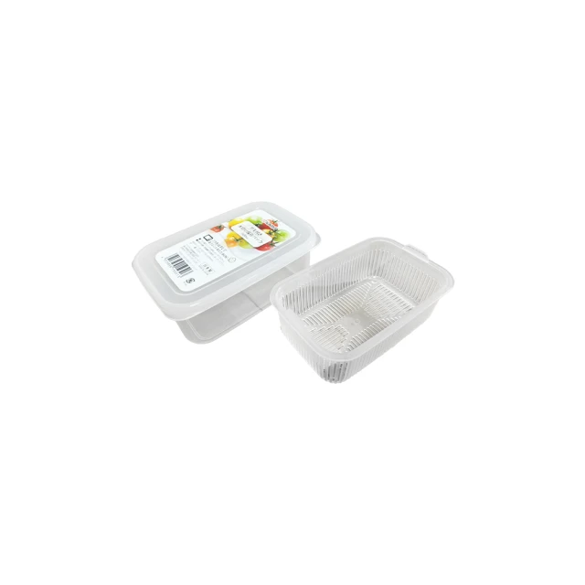 日本製NAKAYA方形可瀝水保鮮盒-1100ml-3入 歷史價格詳細信息