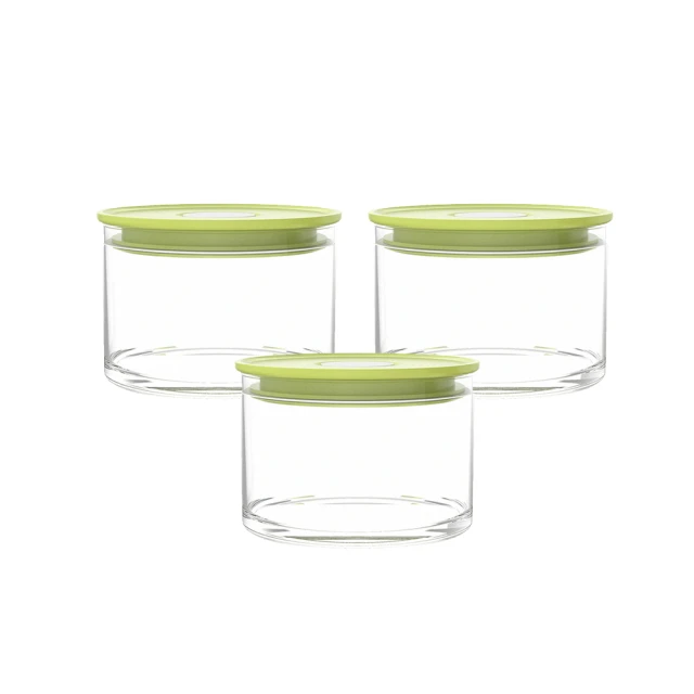 【OCEAN】NORMA系列儲物/儲存玻璃真空罐385ML-3入組(綠) 歷史價格詳細信息