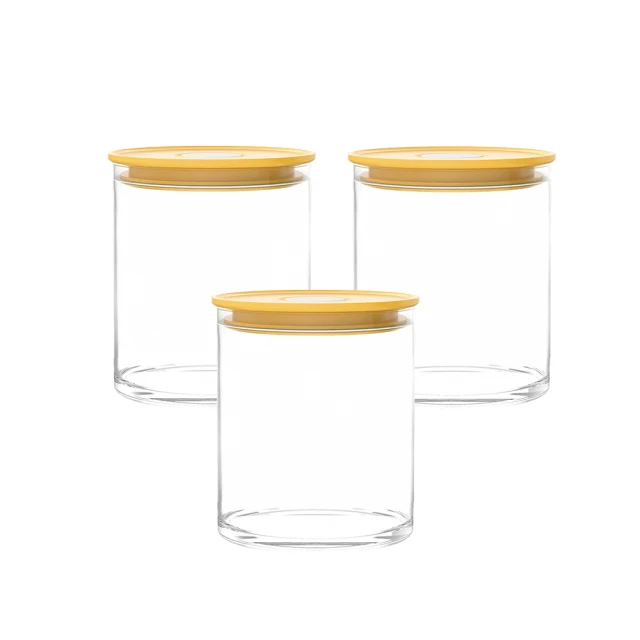 【OCEAN】NORMA系列儲物/儲存玻璃真空罐385ML-3入組(綠) 歷史價格詳細信息