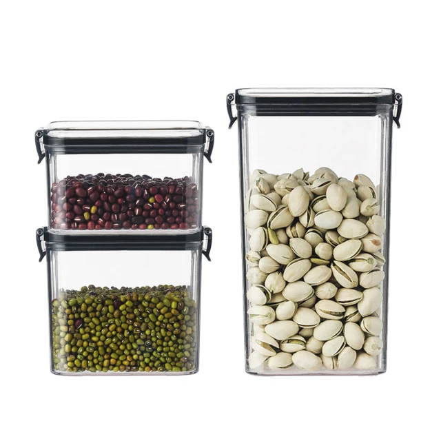 3入組-(460ml)密封保鮮盒 家居收納 透明收納罐 可疊式食物保存罐 保鮮盒 密封罐 零食罐 歷史價格詳細信息