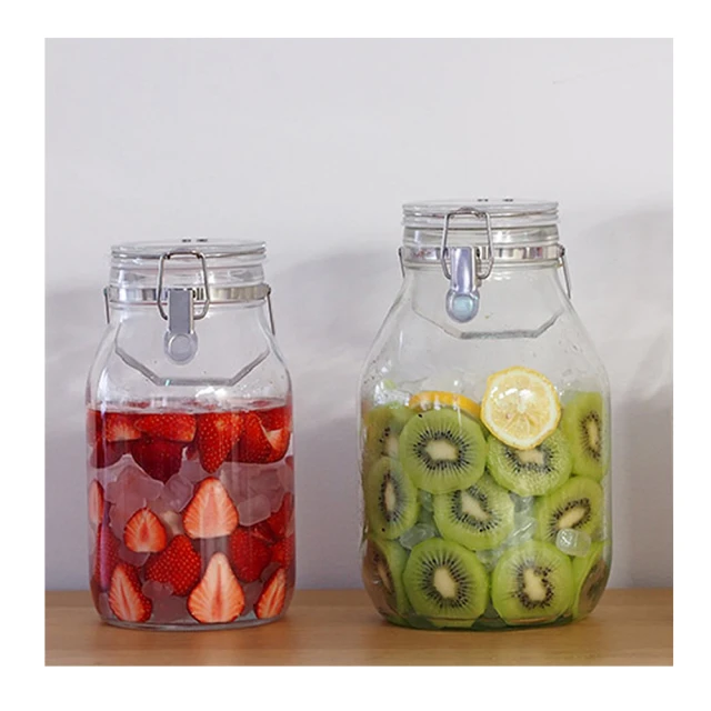 【日本星硝】日本製醃漬/梅酒密封玻璃保存罐1L 歷史價格詳細信息