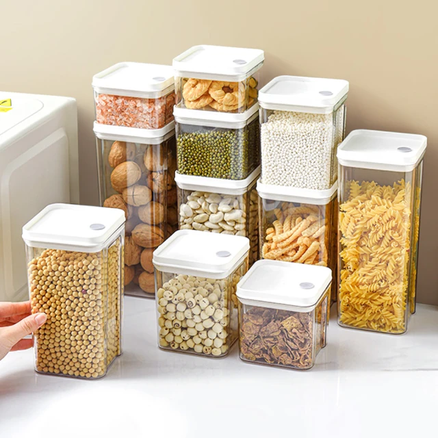 【JIAGO】可堆疊五股雜糧密封罐-1800ml(2入組) 歷史價格詳細信息