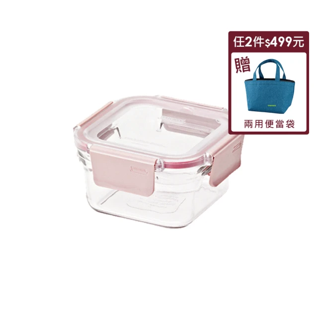 【Glasslock】韓國製烤箱可用強化玻璃櫻花粉保鮮盒-長方形700ml 歷史價格詳細信息