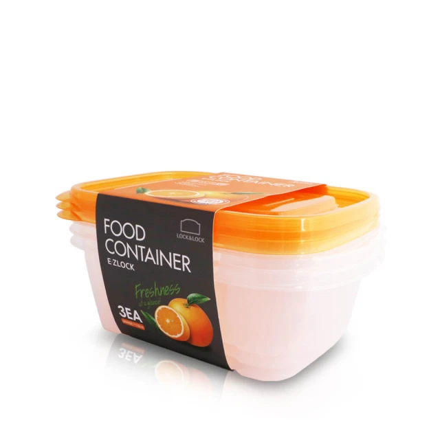 【樂扣樂扣】EZ LOCK長型保鮮盒(紅蓋)/965ML/2入 歷史價格詳細信息