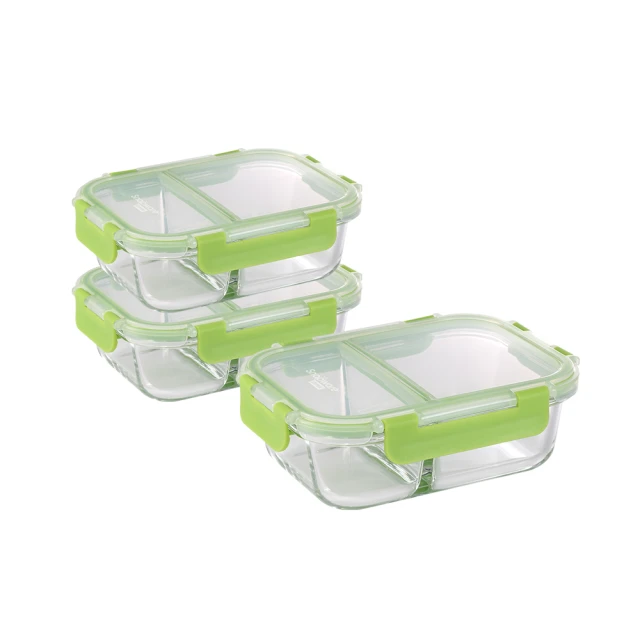 【CorelleBrands 康寧餐具】MOMO獨家繽紛限定 分隔玻璃保鮮盒超值3入組(多款可選) 歷史價格詳細信息