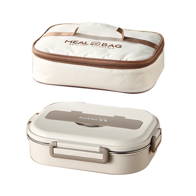 日式304不鏽鋼四格微波便當盒附湯碗+餐具 1500ML 兩色任選 歷史價格詳細信息