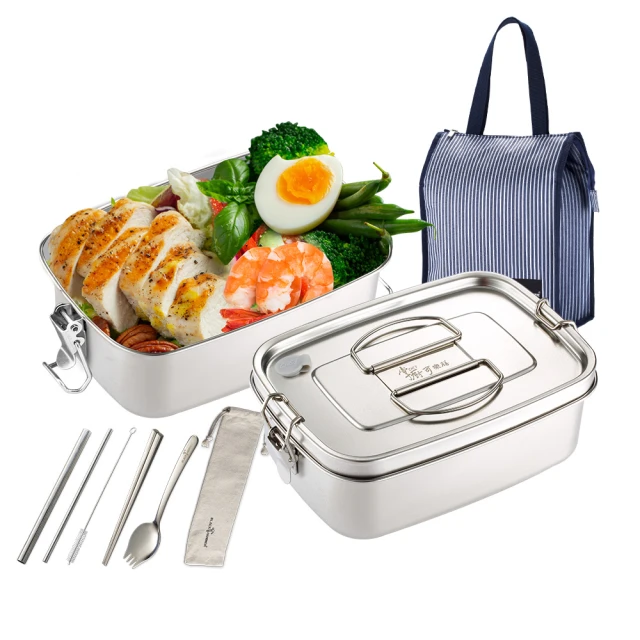掌廚可樂膳 304不鏽鋼手提保鮮便當盒5500ML-深藍 歷史價格詳細信息
