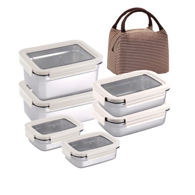 【掌廚可樂膳】透視可微波304不鏽鋼保鮮盒3件組(655ml+1540ml) 歷史價格詳細信息