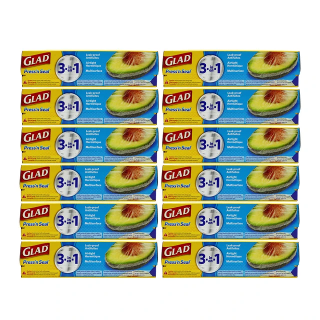 GLAD 強力保鮮膜 3入裝 (30公分*43.4公尺/捲)  CA350086 COSCO代購 歷史價格詳細信息